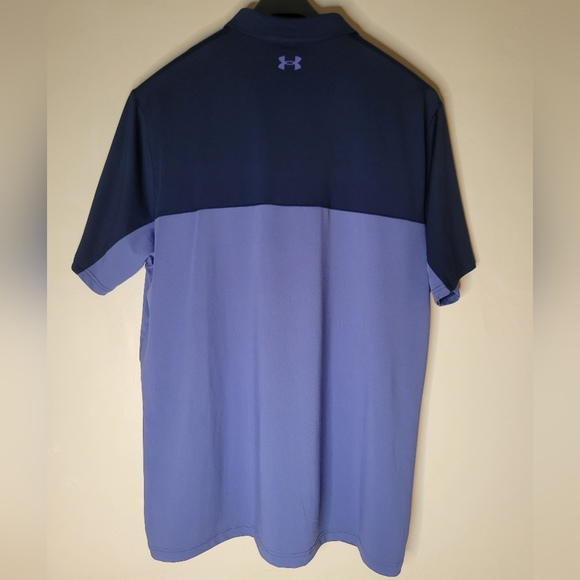 Under Armor, Polo, 3XLT, Blue & Lavender. - Picture 3 of 3